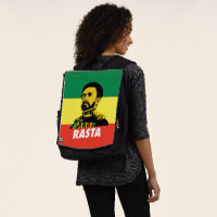 Haile Selassie - Jah Rastafari - Reggae Sac à dos