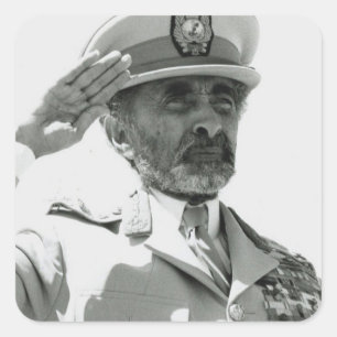 Haile Selassie - Jah Rastafari - Reggae Sticker