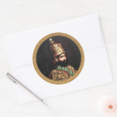 Haile Selassie Jah Rastafari Royal Roots Sticker (Envelop)