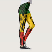 Haile Selassie Leggings Lion de Juda Design (Droite)