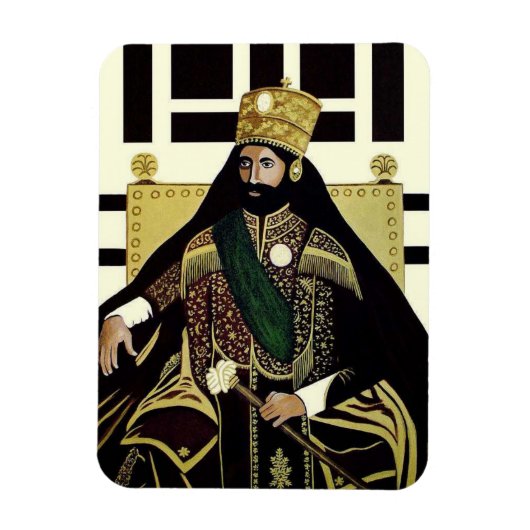 Haile Selassie - LUI - Rastafari - Jah Magnet (Vertical)
