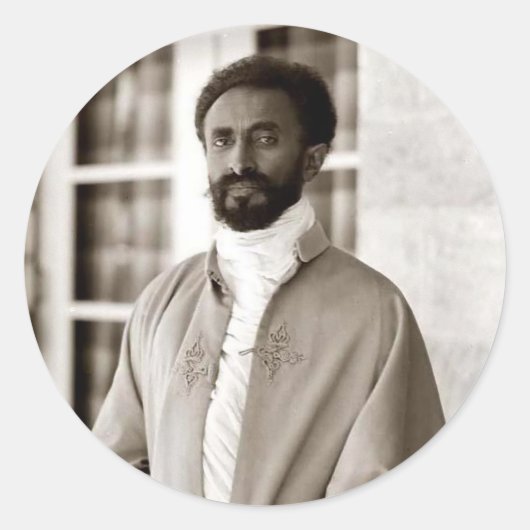 Haile Selassie - Messiah - Jah Rastafari Sticker (Devant)