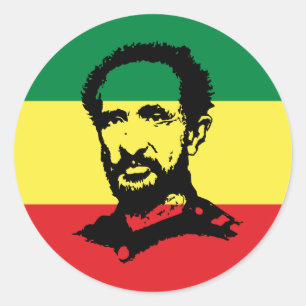 Haile Selassie - Messiah - Jah Rastafari Sticker
