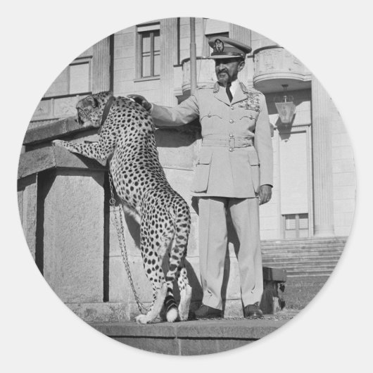 Haile Selassie - Messiah - Jah Rastafari Sticker (Devant)