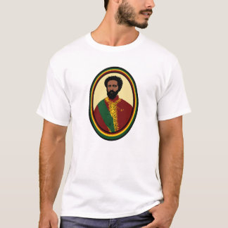Haile Selassie Rasta Reggae Ethiopia Jamaica T-shirt