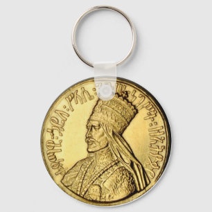 Haile Selassie Rasta Sleutelhanger