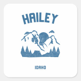 Hailey - Idaho Vierkante Sticker
