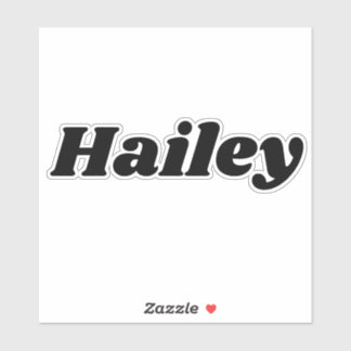 Hailey Sticker
