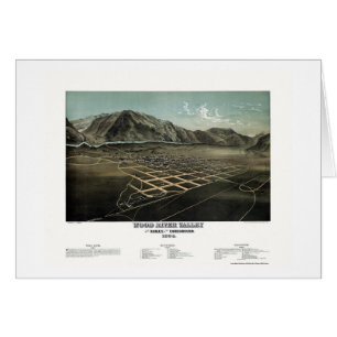 Hailey - Wood River, ID Panoramic Map - 1884