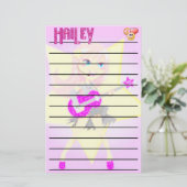 Hailey's Music Briefpapier (Staand voorkant)