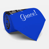 Haily Mary, vol van Grace! Blauw Stropdas (Opgerold)