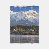 Haines, Alaska - Petite couverture en polaire (Devant)