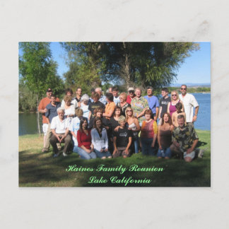 Haines Family ReunionLake California Briefkaart