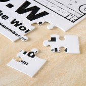 Haineux de chat du puzzle du monde (Côté)