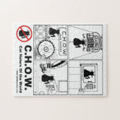 Haineux de chat du puzzle du monde (Horizontal)