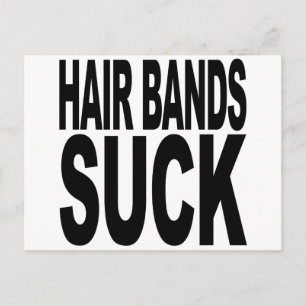 Hair Bands Suck Briefkaart