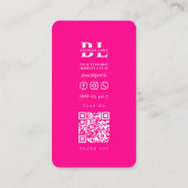 Hair Beauty Salon Haarstylist Script Visitekaartje (Achterkant)