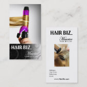 Hair Biz - Hair Stylist Beauty Salon Spa Friseur Visitekaartje (Voorkant / Achterkant)