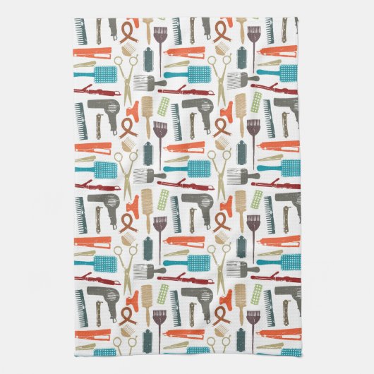 Hair Care Patroon Theedoek (Verticaal)