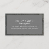 Hair Clipper | Barber | Leisteen Lijst Visitekaartje (Achterkant)