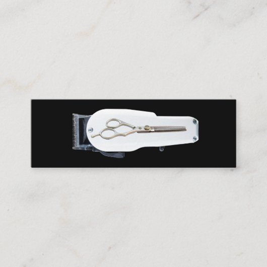 Hair Clipper | Salon Scissors Mini Visitekaartje (Voorkant)