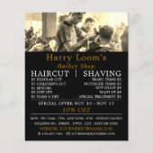 Hair Cut, Mannen Barbers Adverteren Flyer (Voorkant)