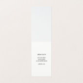 Hair Damask (grijs) Visitekaartjes (Binnenkant ongevouwen)