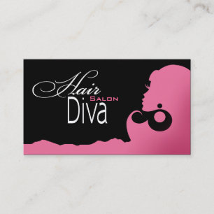 Hair Diva - Beauty Salon Beautician Hair Stylist Visitekaartje