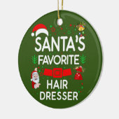 Hair Dresser Keramisch Ornament (Links)