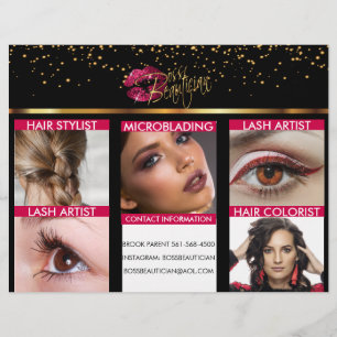 Hair en Lash Beautician Flyer