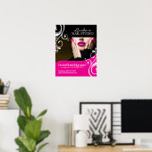 Hair en Nail Salon Poster (Thuiskantoor)