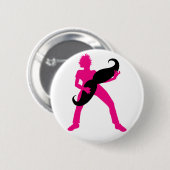 Hair Guitar Ronde Button 5,7 Cm (Voorkant /achterkant)