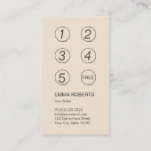 Hair Loyalty Punch  Butterfly & Scissor (Achterkant)