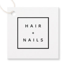 HAIR + NAILS stylist handgemaakte label DIY