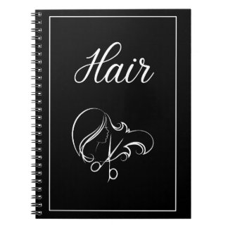 Hair Notebook | Zwarte Notitieboek