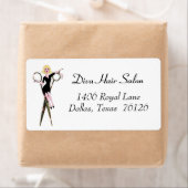 Hair Salon-Adresetiketten Etiket (Insitu)