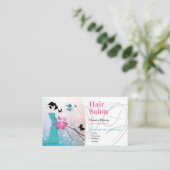 Hair Salon | Beroepsbeoefenaars Visitekaartje (Staand voorkant)