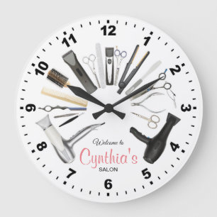 Hair Salon Decorative Wall Clock Grote Klok