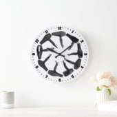 Hair Salon Decorative Wall Clock Grote Klok (Huis)