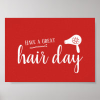 Hair Salon heeft een geweldige haardag, elegant ro