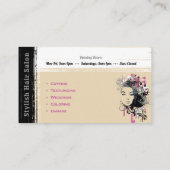 Hair Salon | Professioneel Visitekaartje (Achterkant)