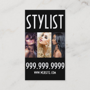 Hair Salon Stylist Barber Shop Beauty Business Visitekaartje