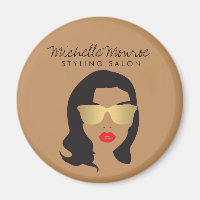 Hair Salon, Stylist, Beauty Girl Tan/Brown