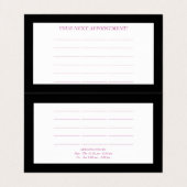 Hair Salon - Visitekaartje (Binnenkant ongevouwen)