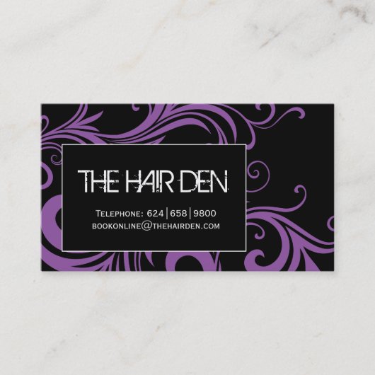 Hair Salon Visitekaartjes (Voorkant)