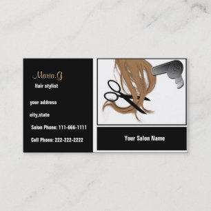 Hair Salon-visitekaartjes Afsprakenkaartje