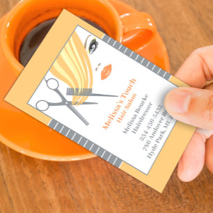 Hair Salon-Visitekaartjes Visitekaartje