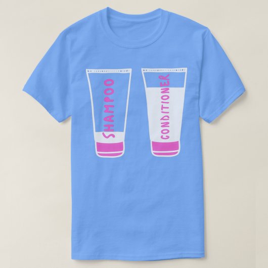 Hair Shampoo en Conditioner T-shirt (Design voorkant)