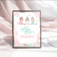 Hair Station Spa Party Make-up Girl Verjaardag