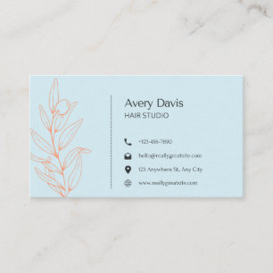 Hair Studio-Visitekaartjes Visitekaartje